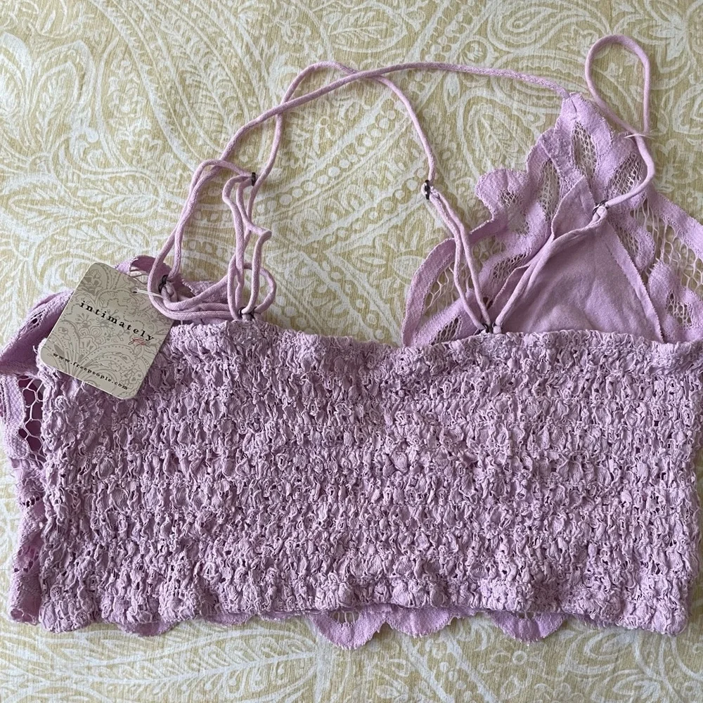 Intimately Free People Adella Bralette Moonlit Orchid - Size Large NWT - Picture 2 of 6